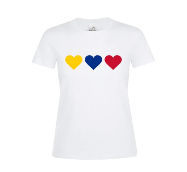 Camiseta Colombia Corazones